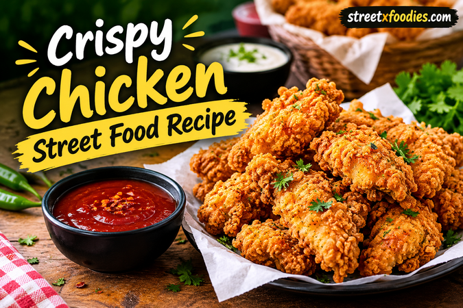 Crispy Chicken Street Food Recipe: Easy, Crunchy, and Full of Flavor