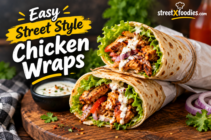 Easy Street Style Chicken Wraps